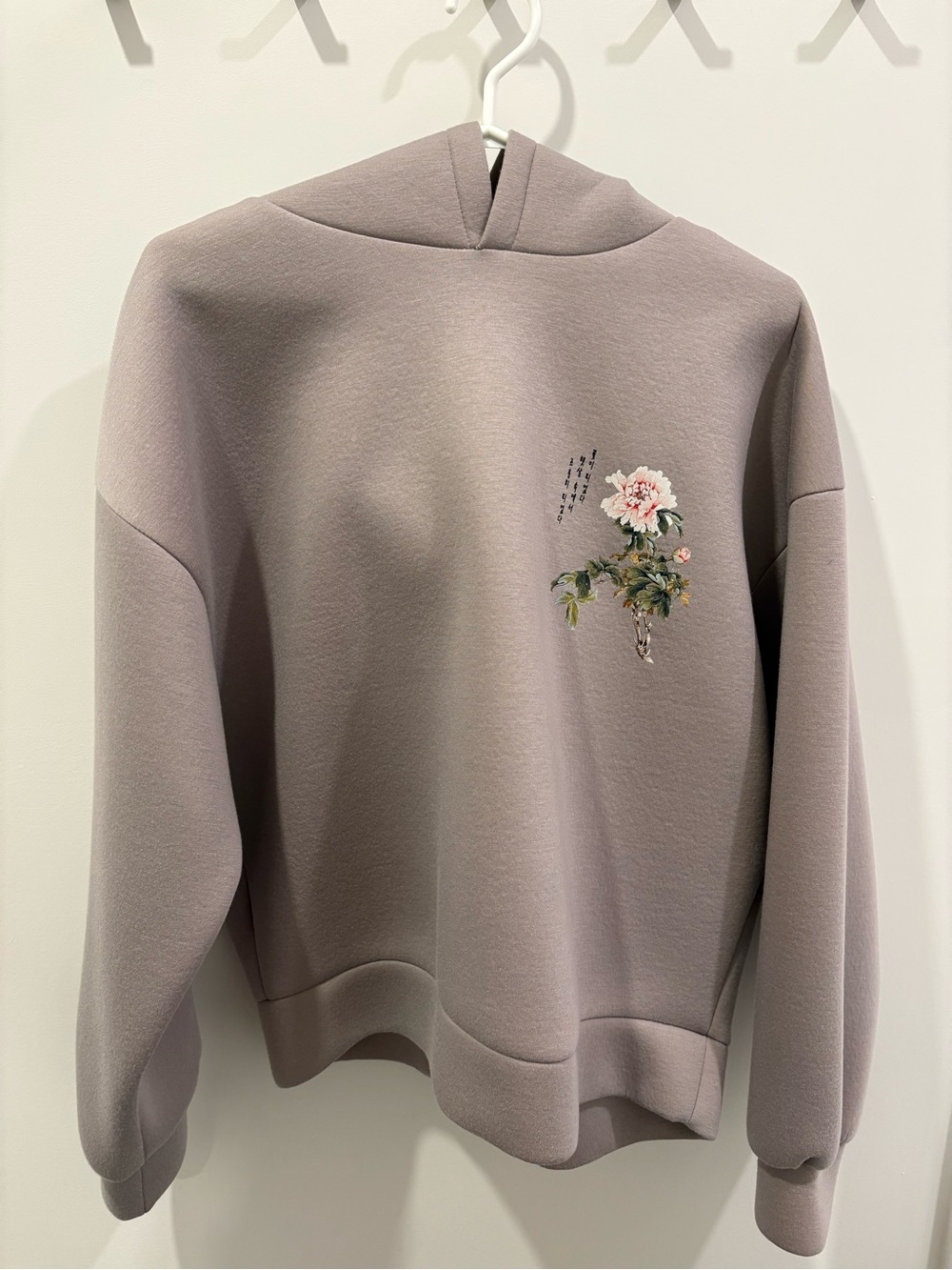 Men’s Hoodie with Flower Design Made in Korea